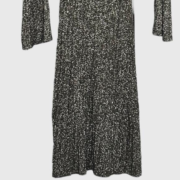 KEEPSAKE The Label Metallic Knit Sheath Bodycon Dress-Size S - Picture 9 of 9